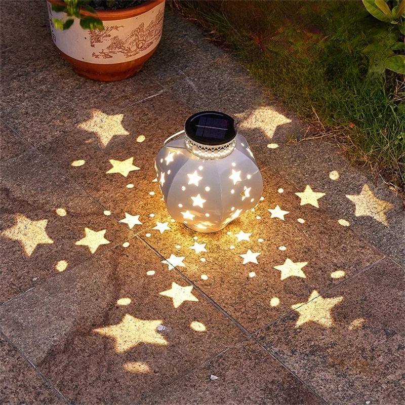 Lighting Decoration Ideas - مصباح حديقة على شكل نجمة، أضواء