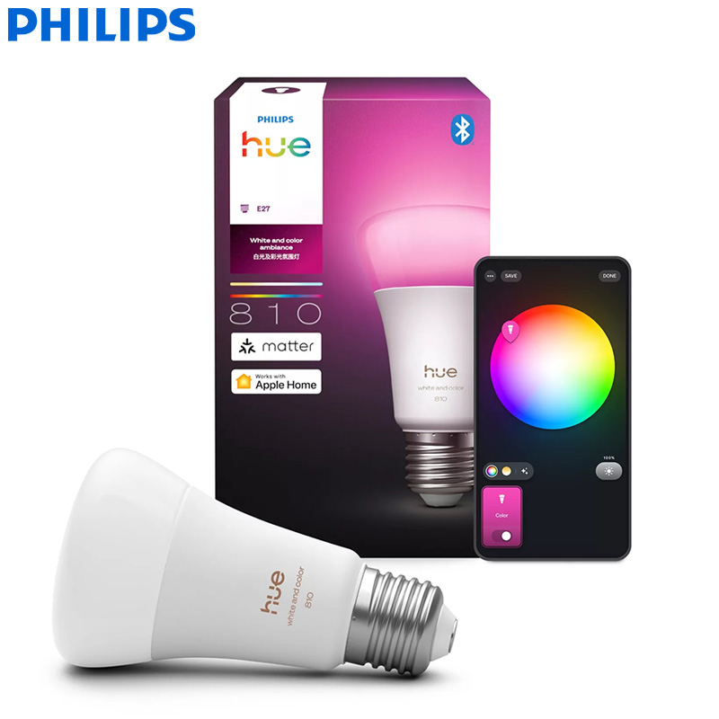 Philips Bulb Hue - مصباح فيليبس هيو E27 A60 810LM