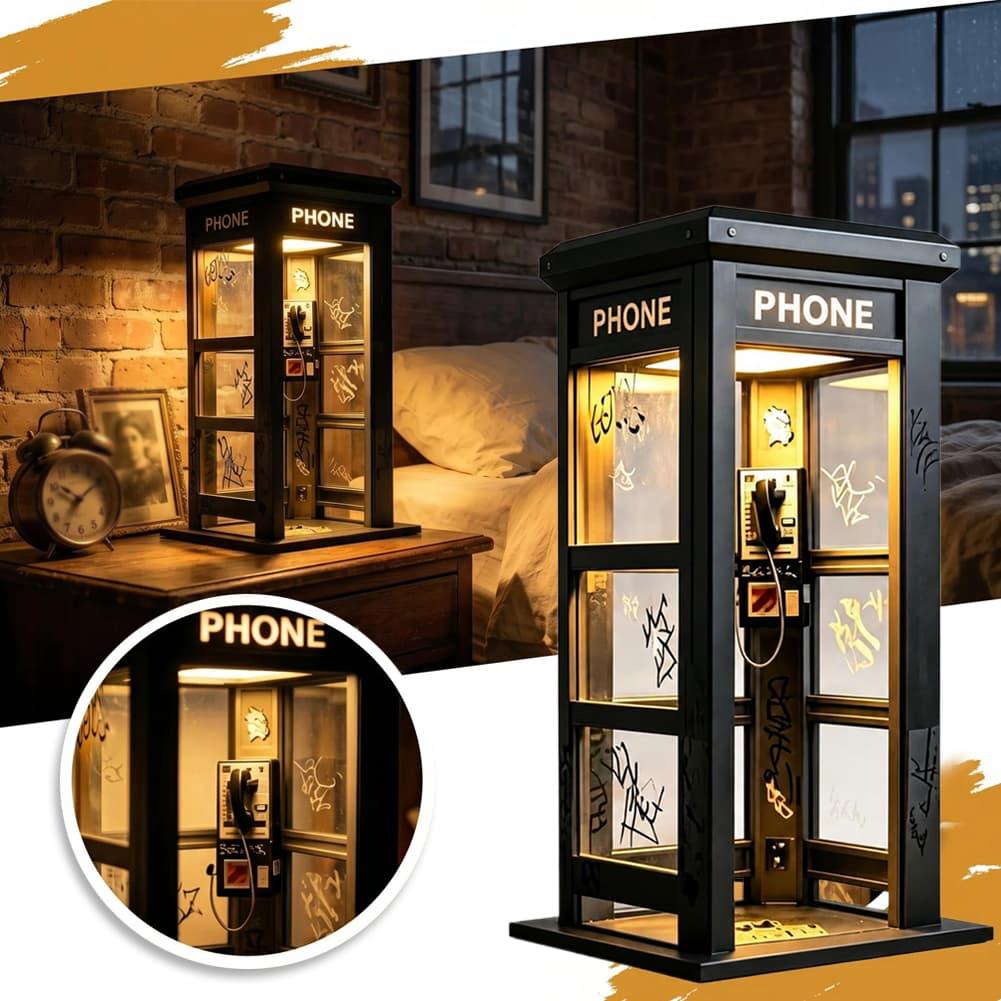 Lighting Decoration Ideas - مصباح طاولة على شكل كشك هاتف