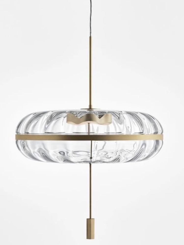 Lighting Decor Store - ثريا مطعم زجاجية دائرية ، نورديك