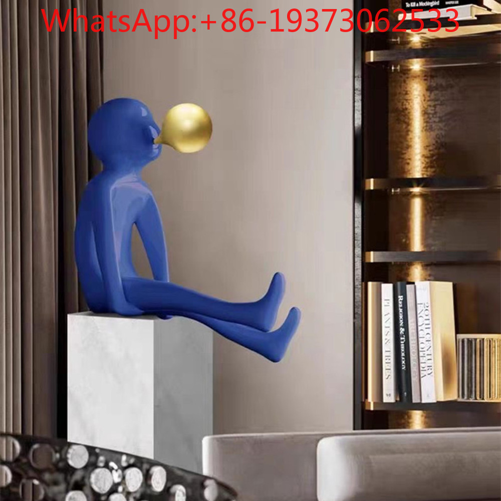 Lighting Decor - تمثال دخول مزخرف ينفخ فقاعات، منحوتة