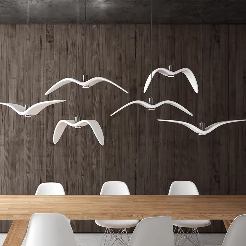 Lighting Decor Store - الشمال تحلق الطيور الراتنج مصباح الإبداعية