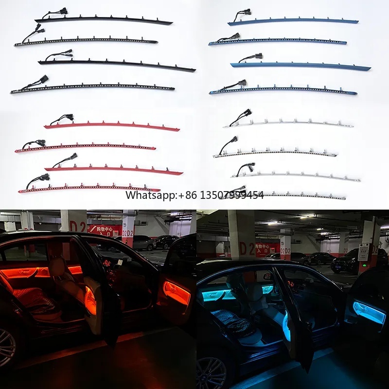 Lighting Decor - 4 أضواء LED داخلية للأبواب مع