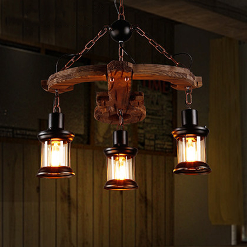 Lighting Decor Store - لوفت مصابيح متدلية غرفة الطعام الثريا