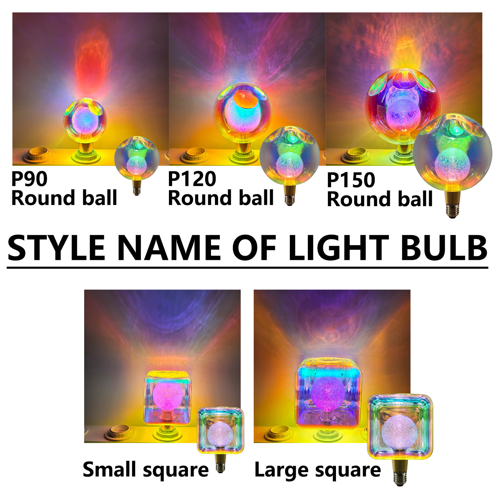 E27 P90 P120 P150 كرة مستديرة  - مراجعة Lighting Decoration Ideas وسعره