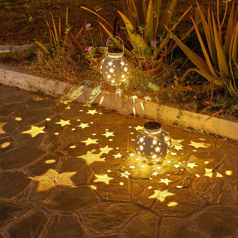 مصباح حديقة على شكل نجمة، أضوا - مراجعة Lighting Decoration Ideas وسعره