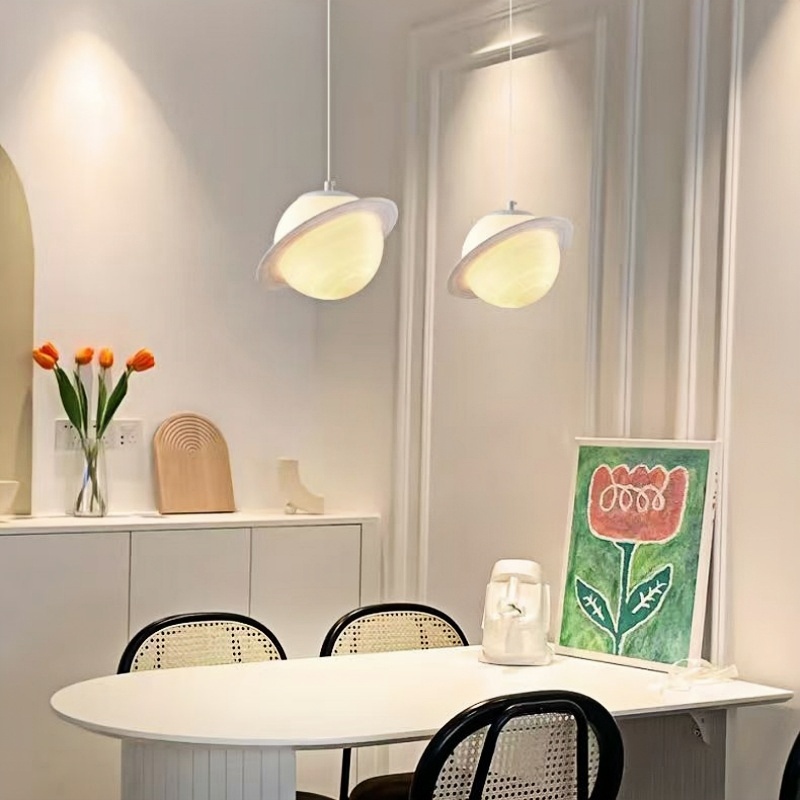 شخصية الإبداعية LED زحل الثريا - مراجعة Lighting Decor Store وسعره