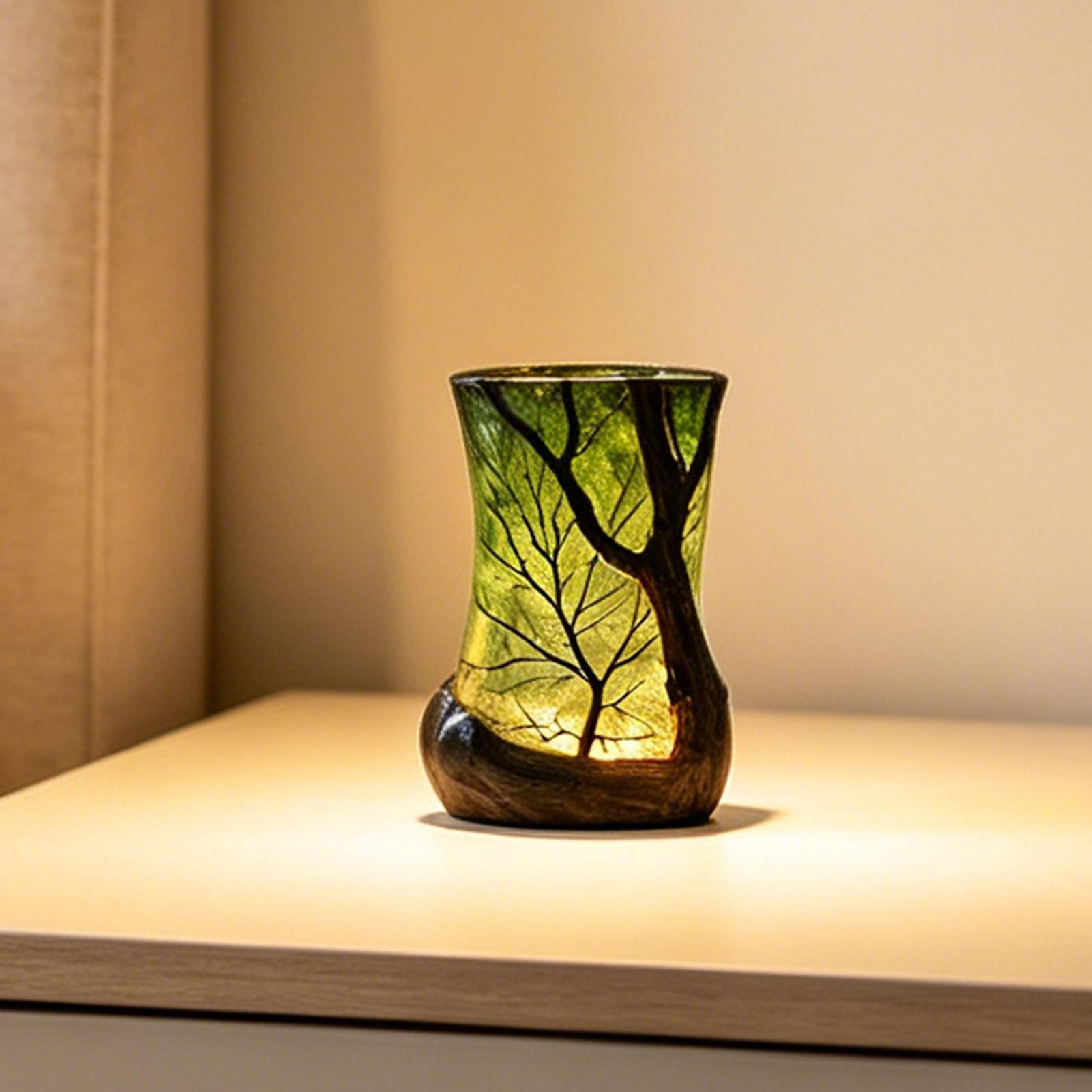 مصباح طاولة جانبي على شكل غابة - مراجعة Lighting Decor وسعره