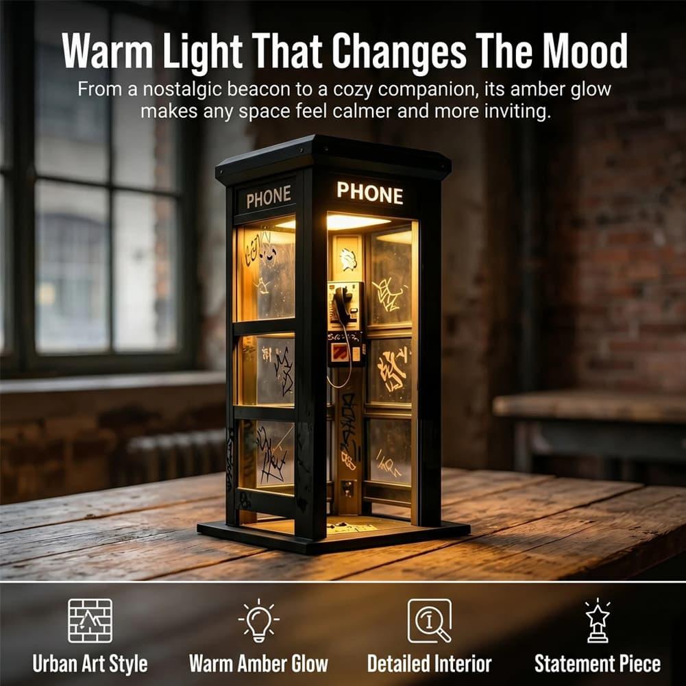 مصباح طاولة على شكل كشك هاتف ل - مراجعة Lighting Decoration Ideas وسعره