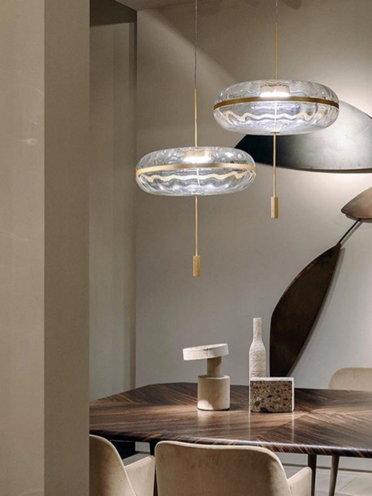 ثريا مطعم زجاجية دائرية ، نورد - مراجعة Lighting Decor Store وسعره