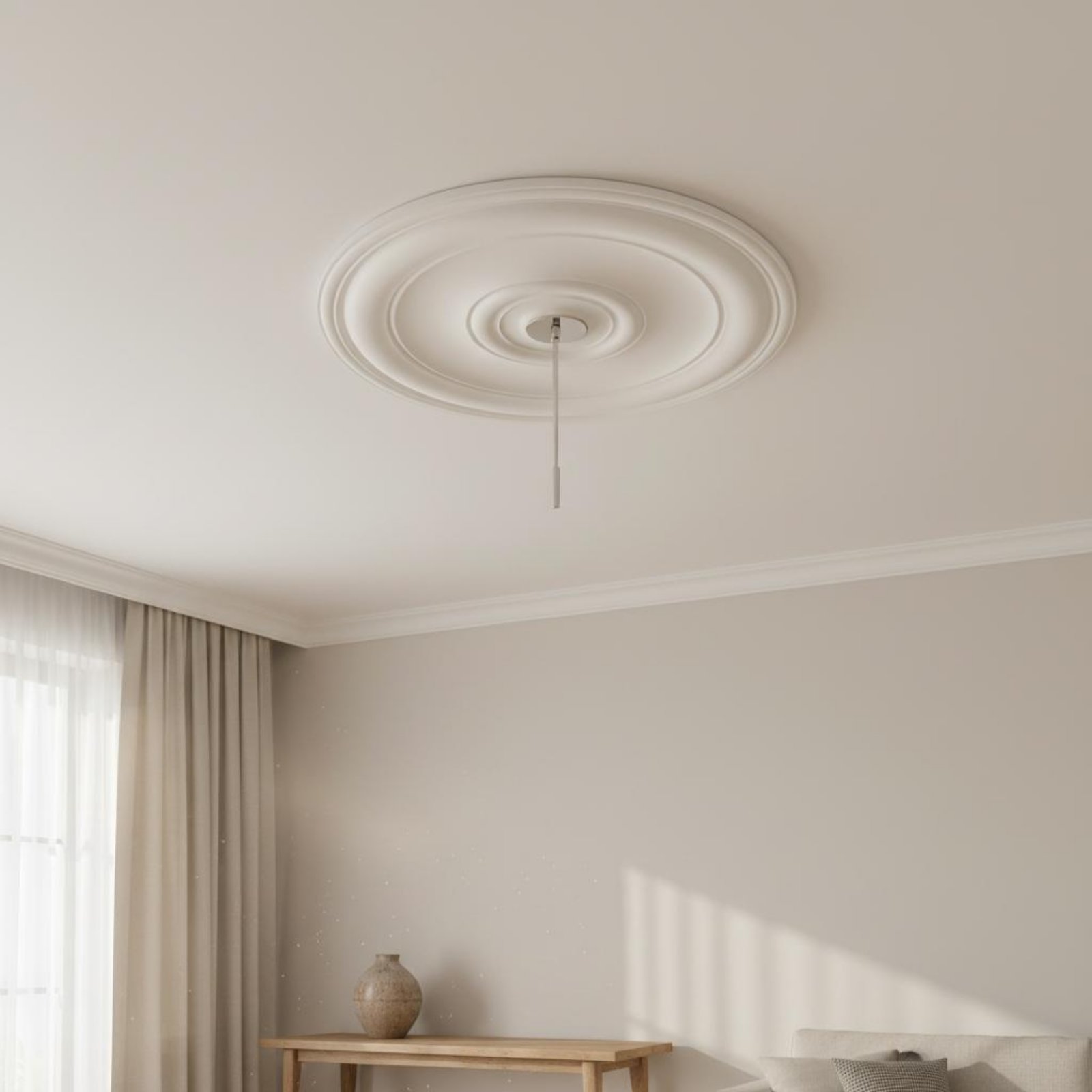 زخرفة سقف دائرية بتصميم أوروبي - مراجعة Lighting Decor وسعره