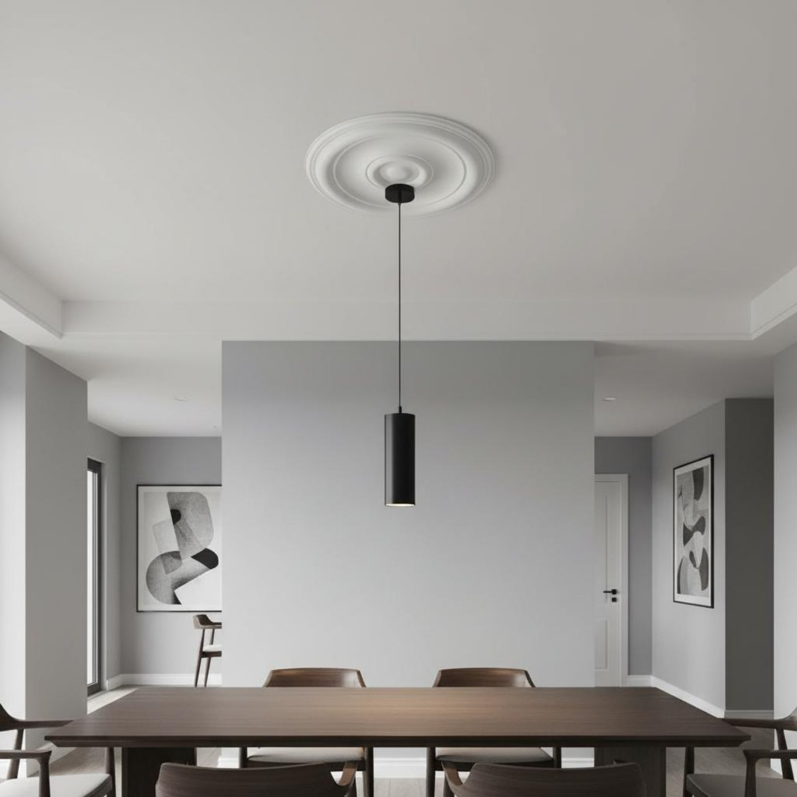 زخرفة سقف دائرية بتصميم أوروبي - مراجعة Lighting Decor وسعره