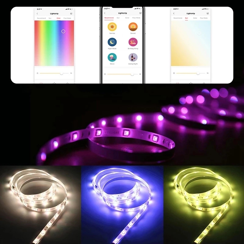 النسخة العالمية Yeelight أورور - مراجعة Yeelight Light Lightstrip وسعره