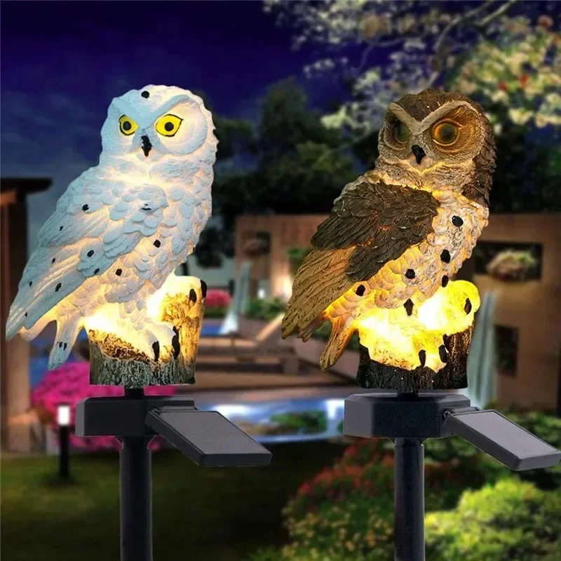 تمثال بومة يعمل بالطاقة الشمسي - مراجعة Lighting Decoration Ideas وسعره