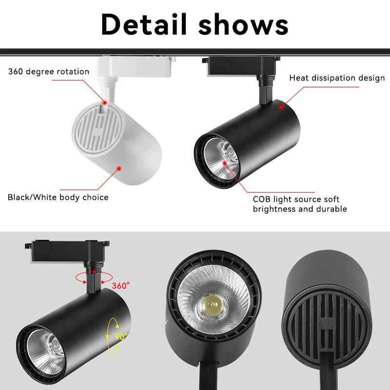 مجموعة إضاءة LED للمسار 110 فو - مراجعة Lighting Decor Store وسعره