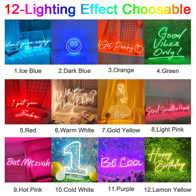 لافتات نيون مخصصة بإضاءة LED،  - مراجعة Lighting Decoration Ideas وسعره