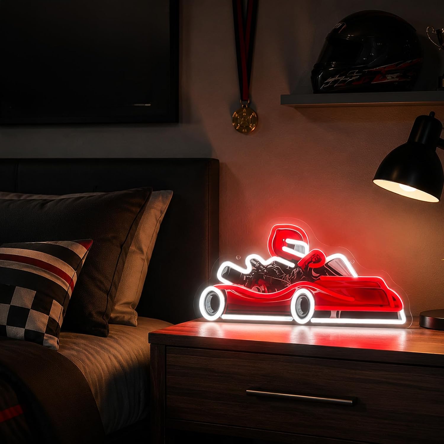 لافتة نيون LED لسيارة الكارت ا - مراجعة Decor Kart Lighting وسعره