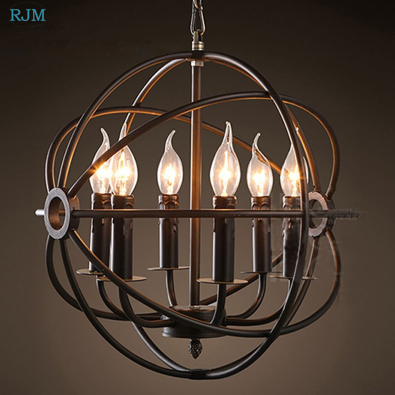 شمعدان معلق على شكل قفص حديدي  - مراجعة Lzpz Rui Decor Lighting Store وسعره