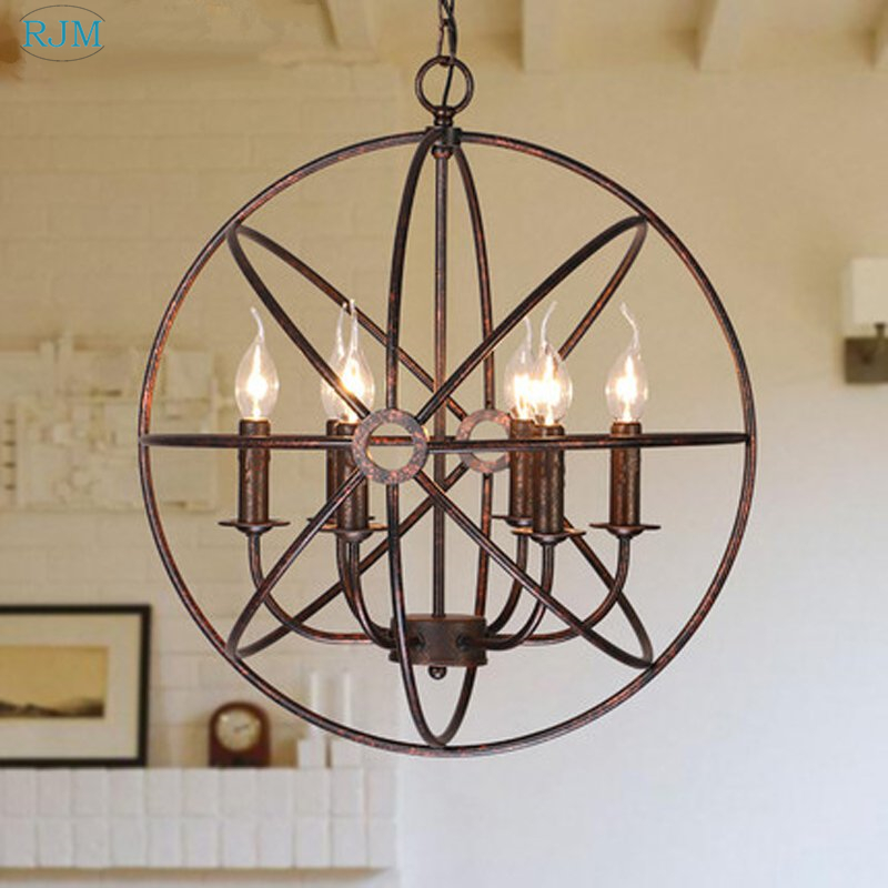 شمعدان معلق على شكل قفص حديدي  - مراجعة Lzpz Rui Decor Lighting Store وسعره